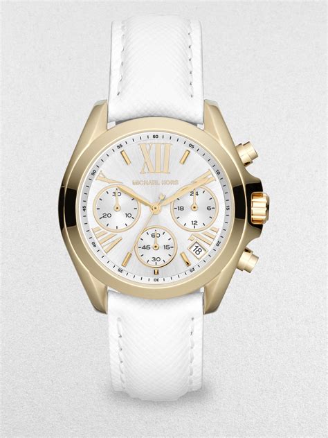 michael kors 3 clocks|Michael Kors leather watches.